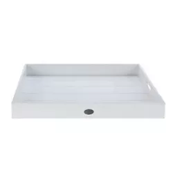купить Поднос/столик кухонный Excellent Houseware 47739.2 Tava de servire 48x48 cm, alb, din lemn в Кишинёве 