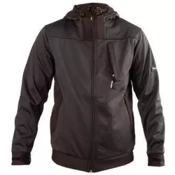 cumpără Îmbrăcăminte de lucru Profmet 365602 Jachetă, L, cu glugă, cu membrană TPU 300gsm, 100% poliester(softshell), negru în Chișinău 