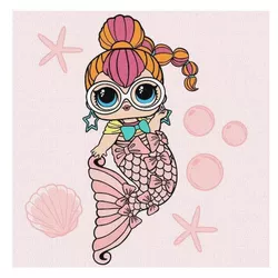 купить Картина по номерам Ideyka (KHO6264) L.O.L. Surprise! Mermaids Neon QT, 40х40 в Кишинёве 