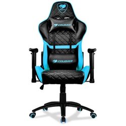 Gaming Chair Cougar ARMOR ONE Black/Sky Blue, User max load up to 120kg / height 145-180cm