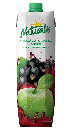 Naturalis нектар черная смородина - яблоко 1 L