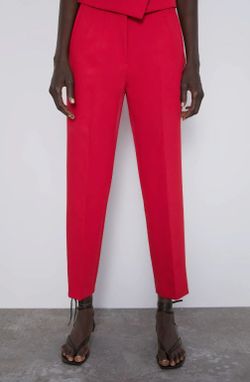 Брюки ZARA Красный zara 1478/250/624