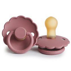 Suzeta din latex Frigg (6-18 luni) Dusty Rose