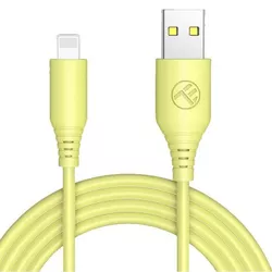 cumpără Cablu telefon mobil Tellur TLL155397 Cable USB - Lightning, 3A, 1m, yellow în Chișinău 