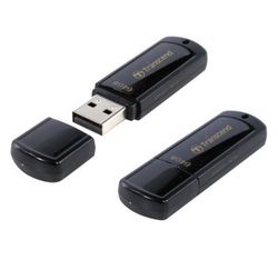 64GB USB2.0 Flash Drive Transcend "JetFlash  350", Black, Classic Cap (R/W:20/10MB/s)