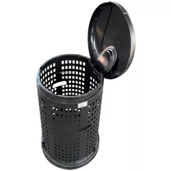 cumpără Coș de gunoi Stefanplast 37188 Container cu suport pentru saci de gunoi de 100 L Trespolo (negru) în Chișinău 