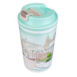 cumpără Cană termos Бытпласт 56908 Termo pahar cu clapeta Phibo Old Street 350ml în Chișinău 