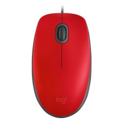 Mouse Logitech M110 Silent, Red