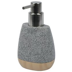 cumpără Dozator săpun Axentia 135846 Rim, imitație piatră/lemn 140ml, 8x15x6.5cm în Chișinău 
