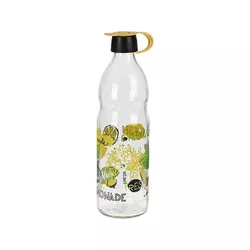 купить Бутылочка для воды Excellent Houseware 53815 Sticla din sticla 1000ml Lemon в Кишинёве 