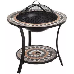 cumpără Grătar Holland 44834 Ambiance Барбекю круглый на ножках Mozaic D44cm, H58cm în Chișinău 