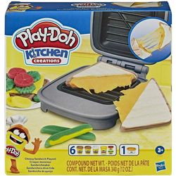 купить Набор для творчества Hasbro E7623 Play-Doh Набор PD Cheesy Sandwich Playset в Кишинёве 