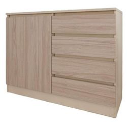 купить Комод Smartex (16094) Т2 120cm Ivory+Stejar Deschis в Кишинёве 