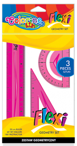 Set de rigle pliabile Flexi 15 cm Colorino