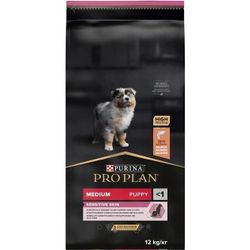 cumpără Hrană pentru animale de companie Purina Pro Plan Medium Puppy Sensitive Skin p/u puii de caine (somon) 12kg (1) în Chișinău 