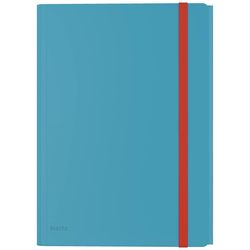 купить Папка для документов Leitz 46190061 Mapa din plastic cu elastic Cosy A4, albastra в Кишинёве 