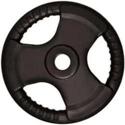 cumpără Ganteră PX Sport 21803 Disc Black Rubber Coated 3-Grip Weight Plate 2.5kg, WP085-51.5-2.5 în Chișinău 