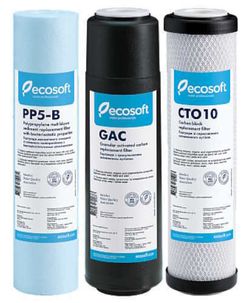 cumpără Cartuș filtre de tip-curgere Ecosoft Set p/u sistem cu osmoza inversa Ecosoft 1-2-3 Pure si Aquacalcium în Chișinău 