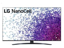 43" LED TV LG 43NANO766QA, Black (3840x2160 UHD, SMART TV, DVB-T/T2/C/S2)