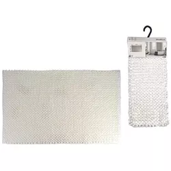 купить Коврик для ванной Tendance 55726 50x80cm cu bile, microfibra, alb в Кишинёве 