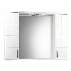 купить Зеркало для ванной Mashtab 5547 Domino 1000x200x720 Alb в Кишинёве 