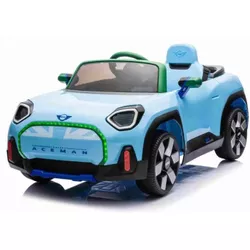 купить Электромобиль Richi JE1688/3 MINI Cooper, albastru в Кишинёве 