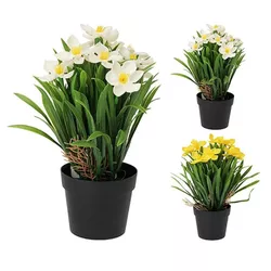 купить Искусственное растение Promstore 42769 Narcis 26cm, plastic в Кишинёве 