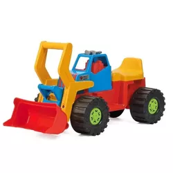 купить Толокар Baby Mix 44898 Bayo Экскаватор 74см красный в Кишинёве 