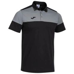 cumpără Îmbrăcăminte sport Joma Crew V Short Sleeve Polo Black Grey (S) 103297.111 în Chișinău 