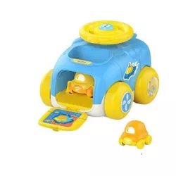 купить Машина Huanger (78195) Mașină cu lansator și vehicul mic albastru/galben HE8017 в Кишинёве 