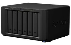 SYNOLOGY "DS1621+", 6-bay, AMD Ryzen 4-core 2.2GHz, 4Gb*1+1Slot, 2xM.2 NVMe, 4x1GbE, PCIe