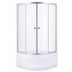 cumpără Cabină de duș MPN 900X900X2150, hidrobox, cada joasa, forma rotunda., sticla fumurie în Chișinău 