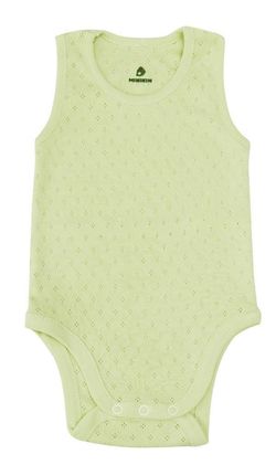 cumpără Haine pentru copii Minikin 25170586 Ажурный листик Боди-майка р-р86, оливковый, унисекс în Chișinău 