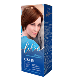 Vopsea p/u păr, ESTEL Love, 100 ml., 6/43 - Coniac