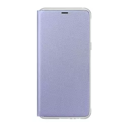 купить Чехол для смартфона Samsung EF-FA530, Galaxy A8 2018, Neon Flip Cover, Orchid в Кишинёве 