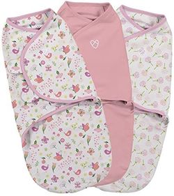 Пелёнка-кокон Summer Infant SwaddleMe Secret Garden (0-3 мес) 3 шт