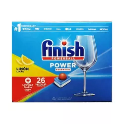 cumpără Detergent mașina de spălat vase Finish 0829 Power Essential Lemon 26 tab în Chișinău 