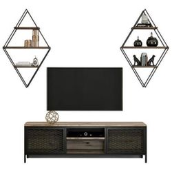 купить Стенка Trendy Cometele Prizma, 150x47x40cm (GTR000268) в Кишинёве 