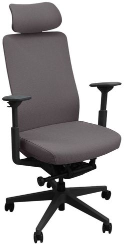 купить Офисное кресло Deco Nelson (8016A) Dark Grey + Black Frame в Кишинёве 