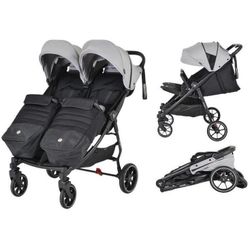cumpără Сărucior pentru copii Moni 2Gether Ultimate Gray, pentru gemeni în Chișinău 
