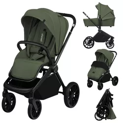 купить Детская коляска Lionelo Carucior 2in1 Mika Plus Grey Olive в Кишинёве 