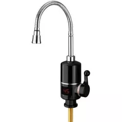 cumpără Încălzitor de apă electric instant Hydro S LED 3 cu ecran + furtun flexibil, Neagră (8001948) în Chișinău 