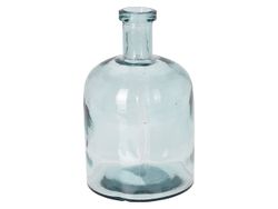 Ваза стеклянная "Бутыль" H24сm, D15cm