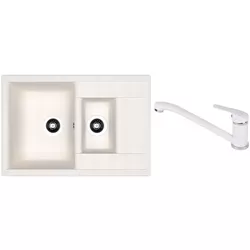 купить Мойка кухонная со смесителем Dr.Gans Astra 760K + SanDonna F 1066 alb в Кишинёве 