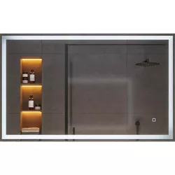 купить Зеркало для ванной Bayro Delta Pro 1000x600 LED touch в Кишинёве 
