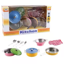 купить Игрушечная кухня и посуда Essa 555-CS002 Кухонный гарнитур (11 предметов) в Кишинёве 