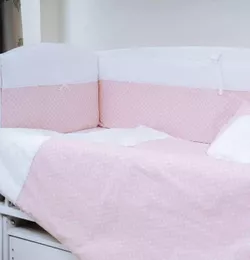 купить Детское постельное белье PernaMea Set lenjerie 8 piese Elegance Buline Roz (PM.100102/2) в Кишинёве 