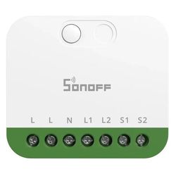 купить Выключатель электрический Sonoff Matter Over Wi-Fi Smart Switch MINI-2GS Mini Duo 2-Gang (Neutral Required) в Кишинёве 