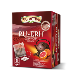 Ceai Big Active Pu-Erh with Grapefruit, 20 plicuri