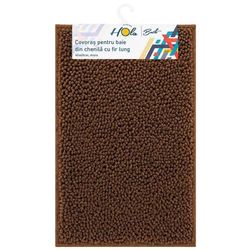 купить Коврик для ванной Hydro S 0440201 din chenila cu fir lung, maro, 40x60cm в Кишинёве 